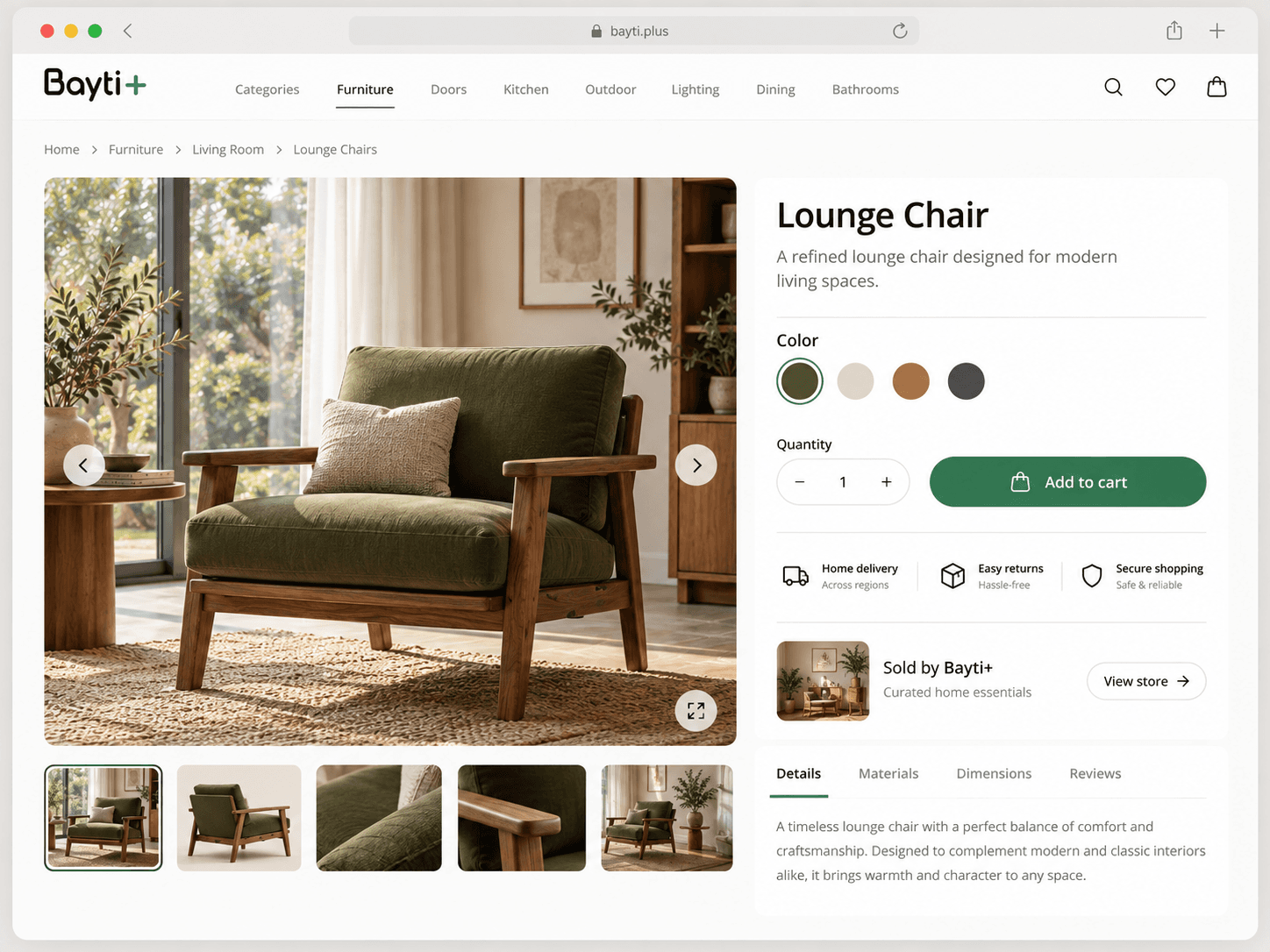 A product page with variants, verified reviews and the vendor question thread